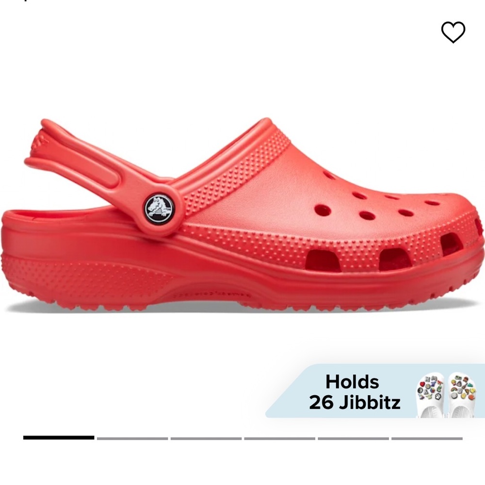 Unisex Flame Coral Colored Crocs